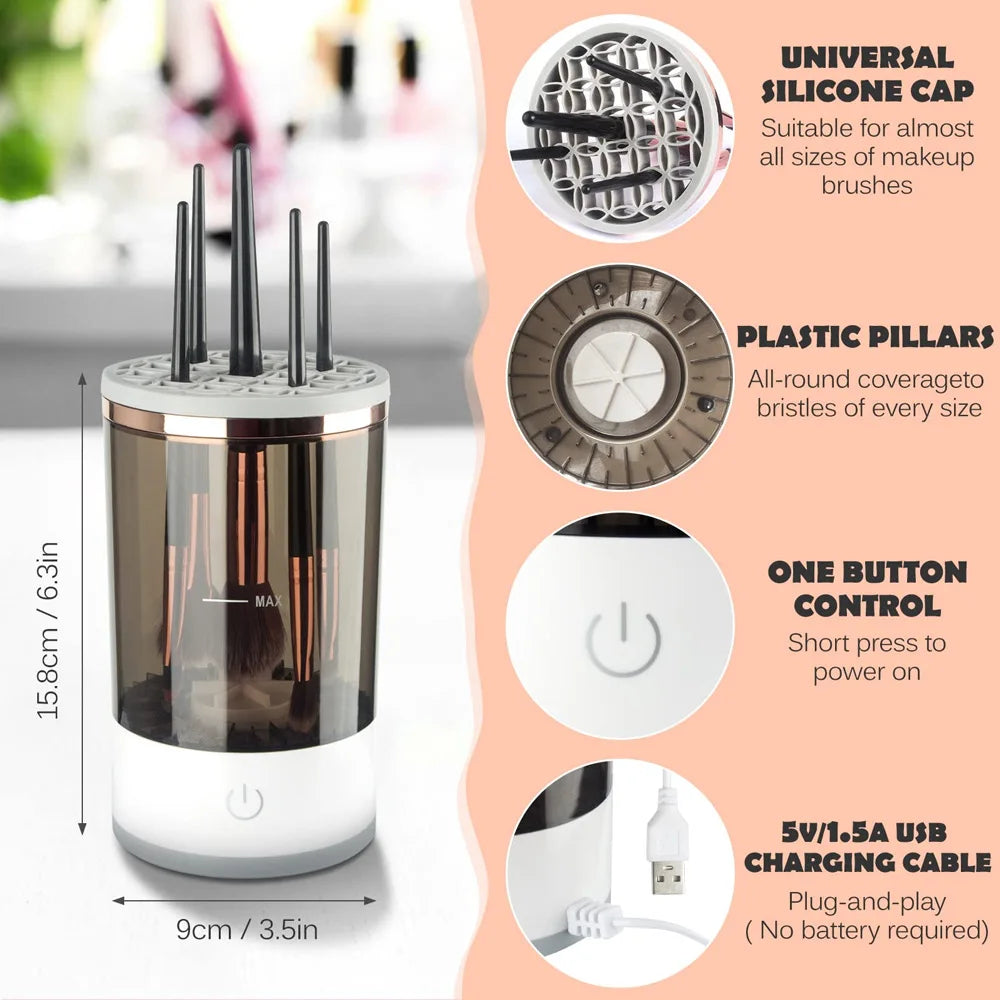 QuickClean Makeup Brush Washer